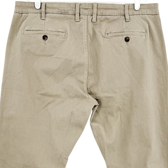 Elliot Mulryan Men's Stretch Flat Front Straight Leg Khaki Chino Pants 38x32 NWT - Picture 4 of 11